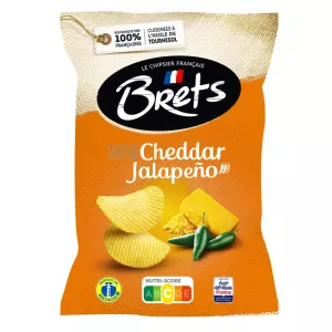 Chips Cheddar Jalapeno 125g - BRET's