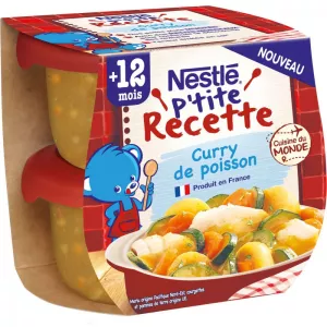 Baby Dish Fisch Curry kleines Rezept 200g - NESTLE