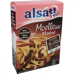 Préparation pour moelleux marbré 435g - ALSA
