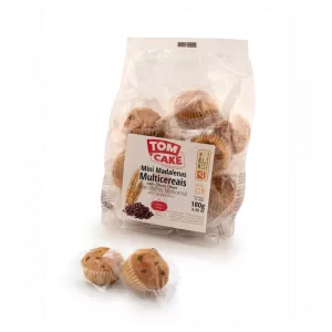 حبوب متعددة مع رقائق الشوكولاتة ميني مادلين 180 جرام