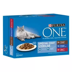 无菌猫袋装各种酱料 8x85g - PURINA ONE