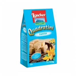 Loacker Quadratini Vanille 125gr Cx12