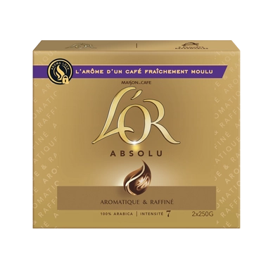 Kofi kabisa ya ardhi 2 x 250g - L'OR